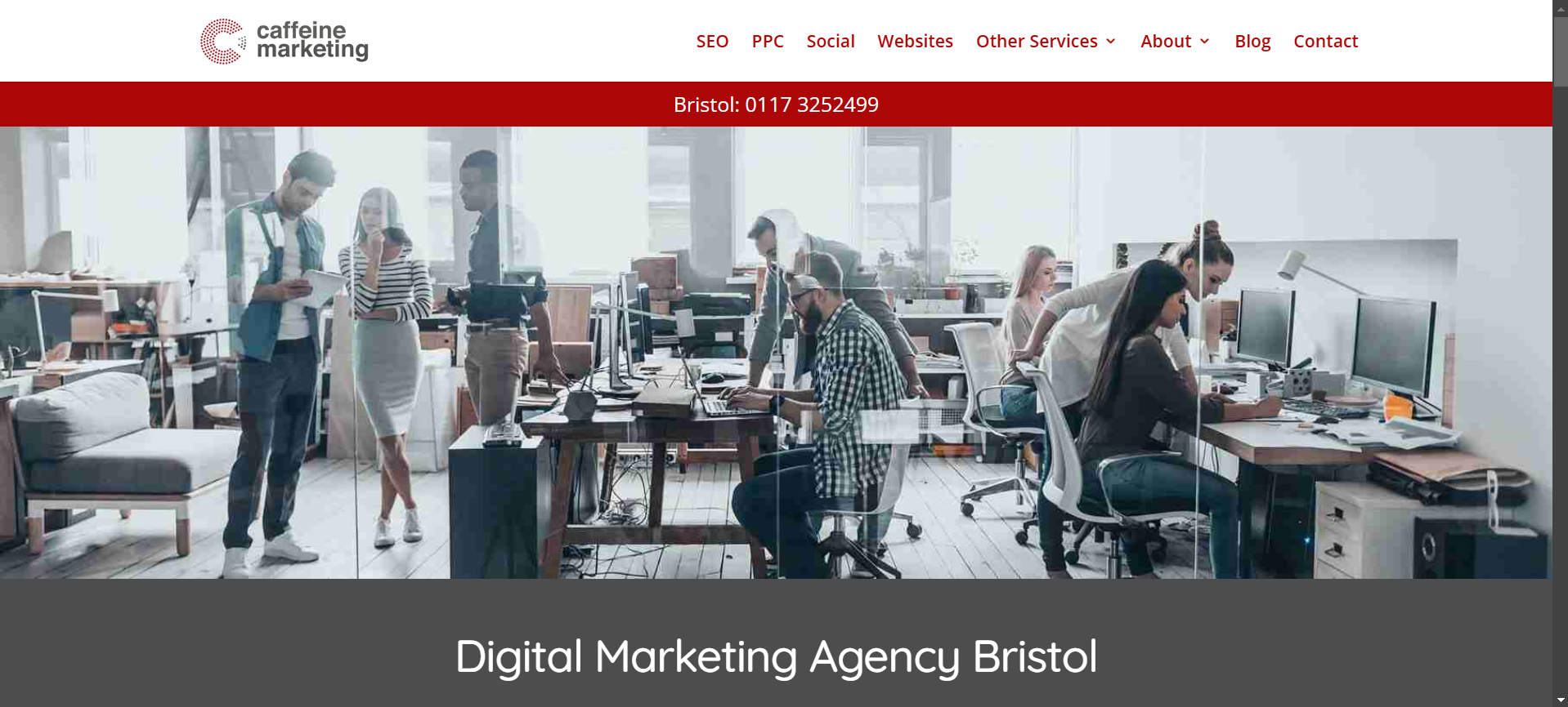 Caffeine Marketing B2B agency