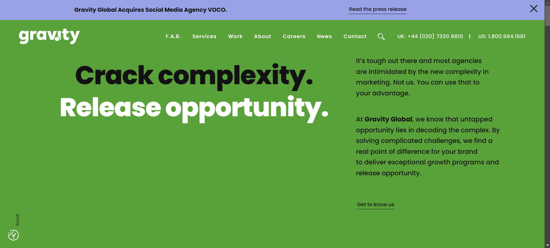 Top UK Marketing Agency - Gravity Global