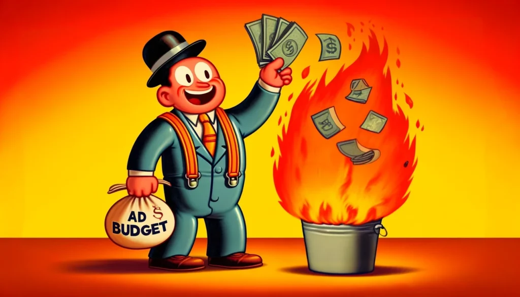 ad budget being destroyed