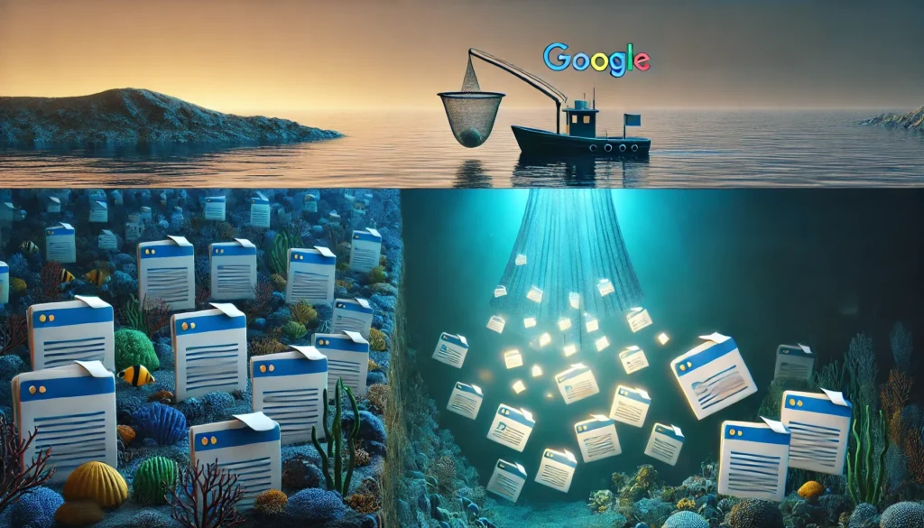 Google AI fishing for high quality content