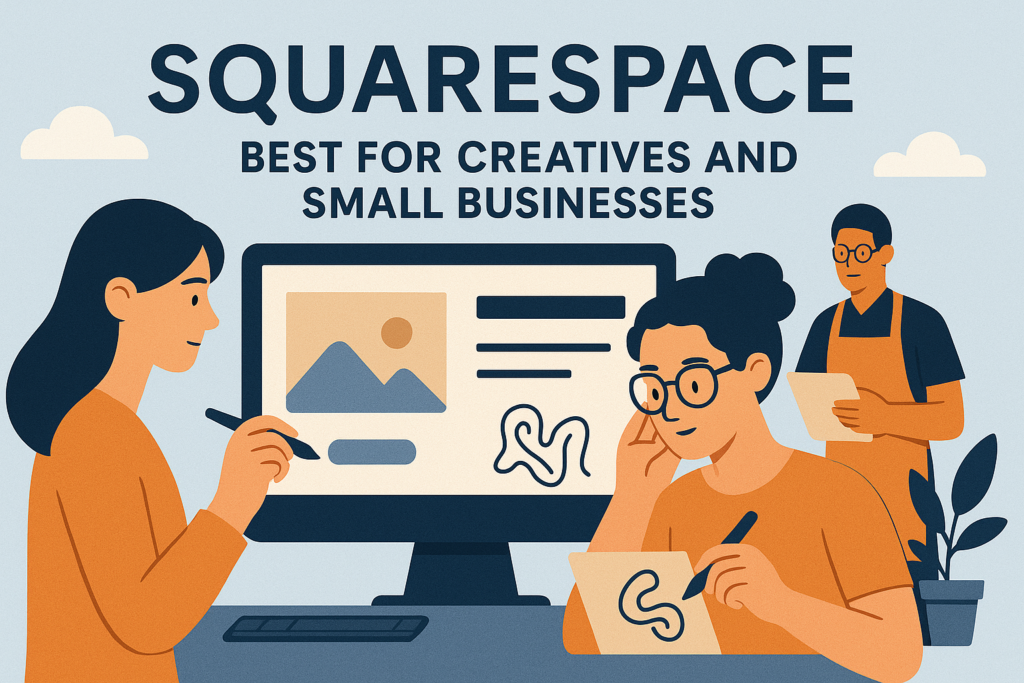 Spuarespace website builder image