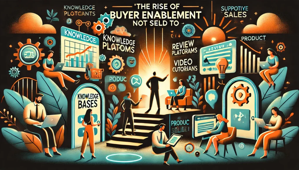 Rise of buyer enablement - buyer wants to be assisted, not sold to